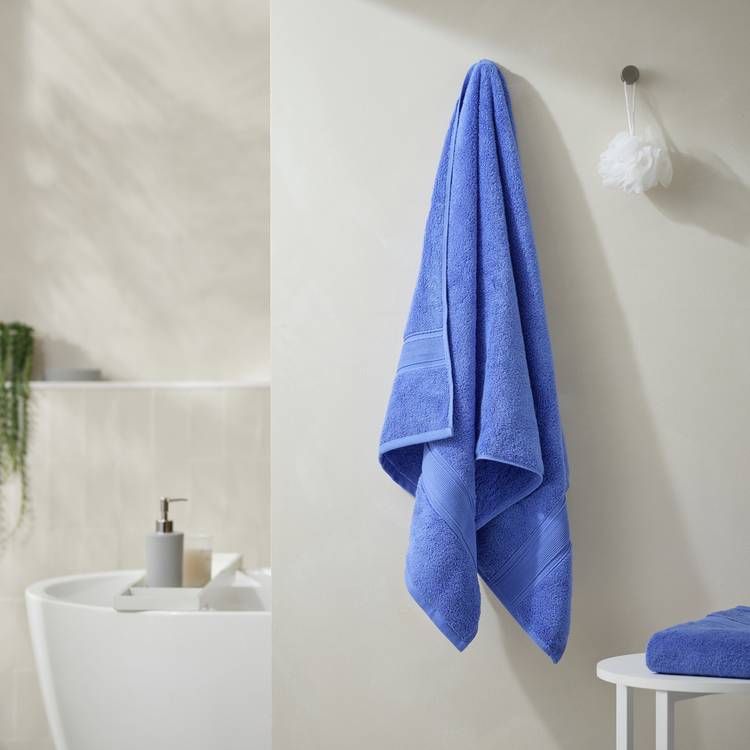 Habitat Supersoft Bath Towel - Cobalt 0