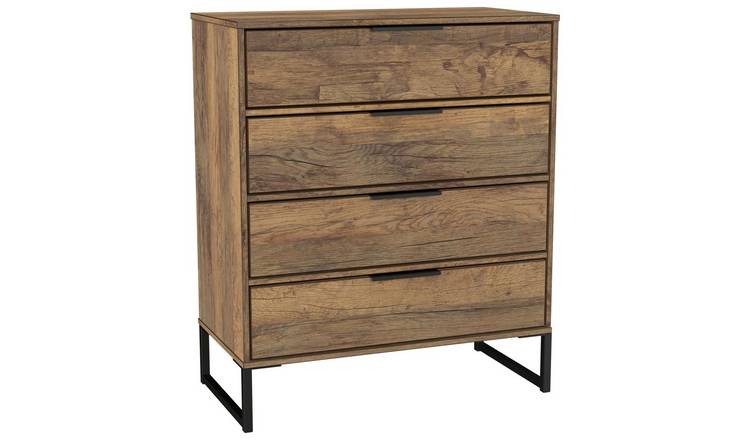 Messina 4 Drawer Chest - Oak