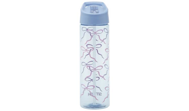 Smash Gingham Ribbon Blue Sipper Water Bottle  - 700ml