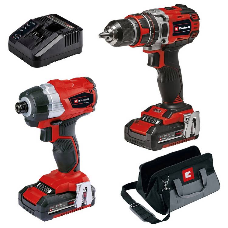 Einhell  Cordless Impact Drill And Impact Driver Set - 18V 0