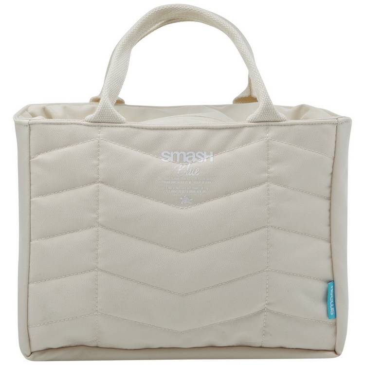 Smash Planet Beige Chevron Lunch Bag 0