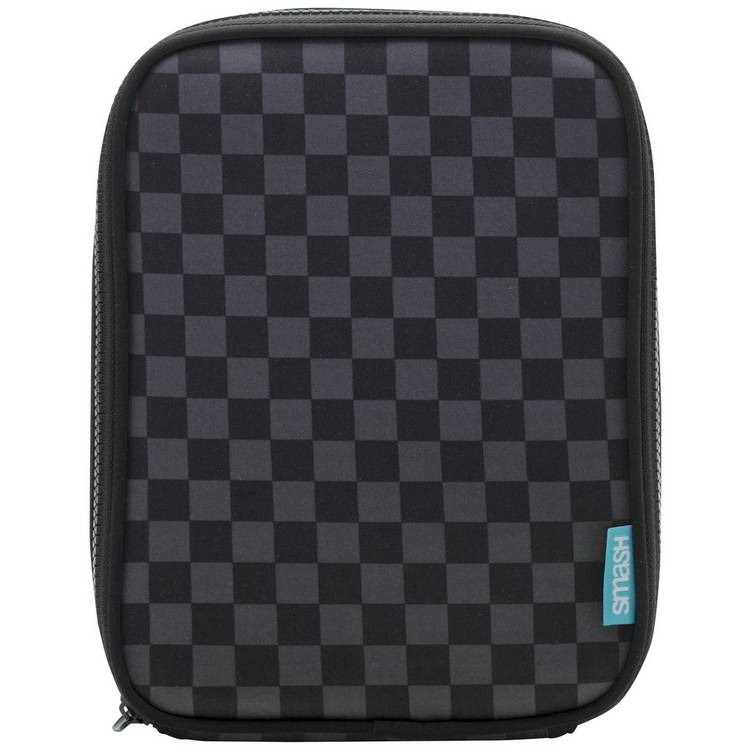 Smash Checkerboard Black Lunch Bag 0