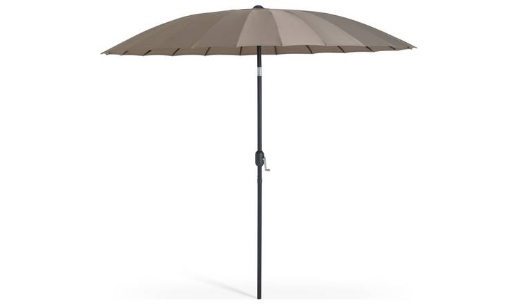 Habitat Shanghai 2.7m Garden Parasol - Taupe