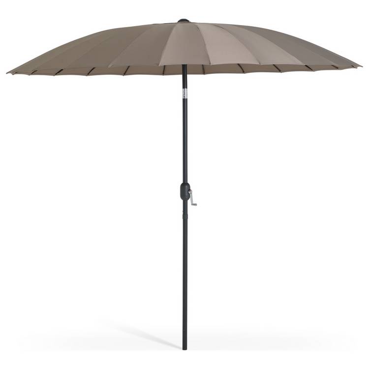 Habitat Shanghai 2.7m Garden Parasol - Taupe 0