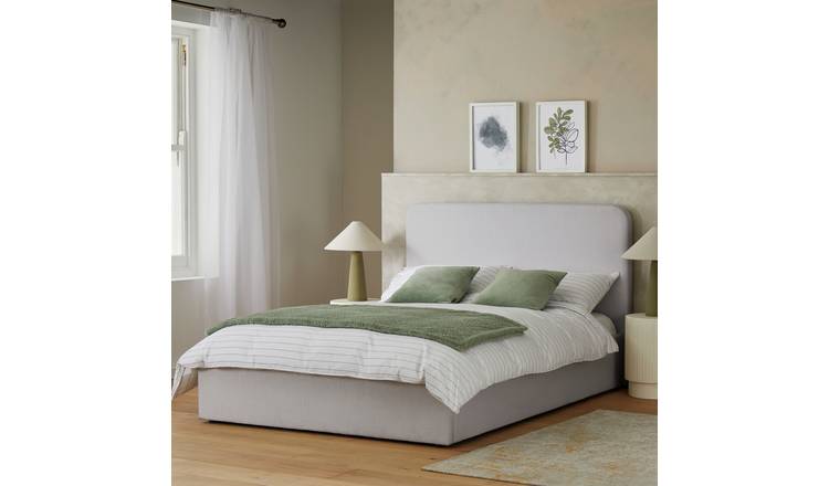 Habitat Chadwell Kingsize End Lift Ottoman Bed - Grey