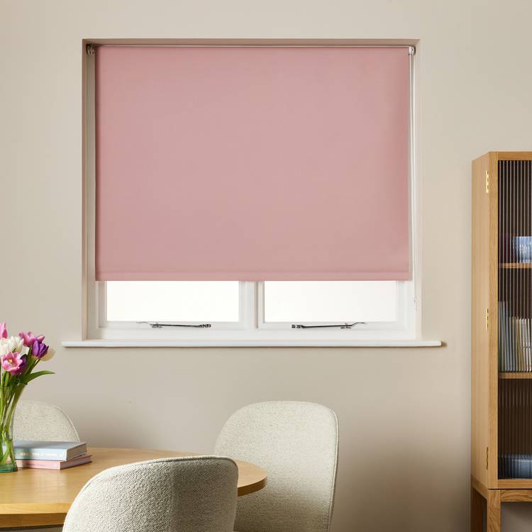 Habitat Blackout Blush Roller Blind - 150cm 0