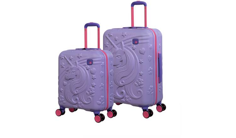 IT Luggage Mystical 2pc 8 Wheel Kids Suitcase Set - Lavender