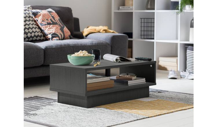 Argos Home Cubes 1 Shelf Coffee Table - Black