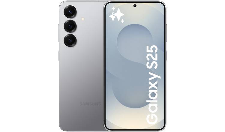 SIM Free Samsung Galaxy S25 5G 128GB AI Mobile Phone Silver