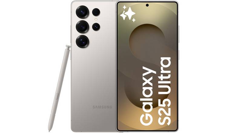 SIM Free Samsung Galaxy S25 Ultra 5G 512GB AI Phone - Grey