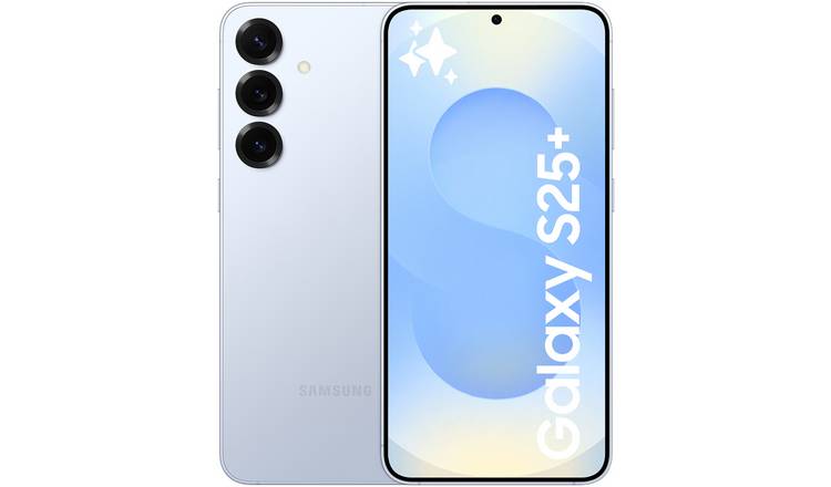 SIM Free Samsung Galaxy S25+ 5G 512GB AI Mobile Phone - Blue