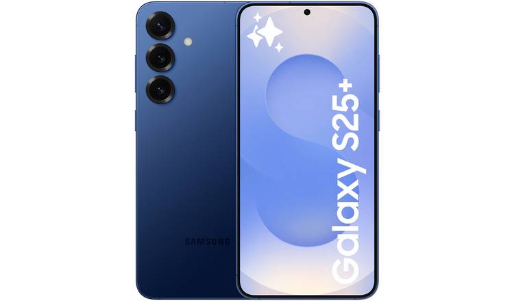 SIM Free Samsung Galaxy S25+ 5G 512GB AI Mobile Phone - Navy