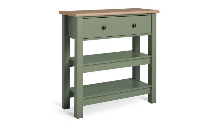 Argos Home Winchester 1 Drawer Console Table - Green