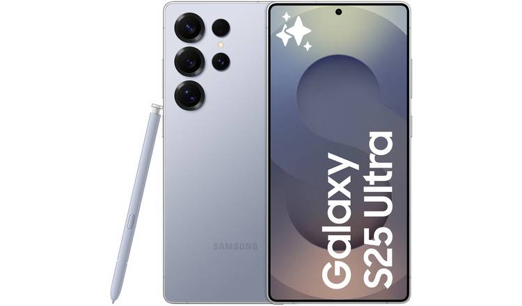 SIM Free Samsung Galaxy S25 Ultra 5G 1TB AI Phone Blue