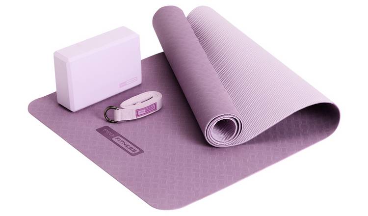 Pro Fitness PVC Yoga Set - Pastel Pink