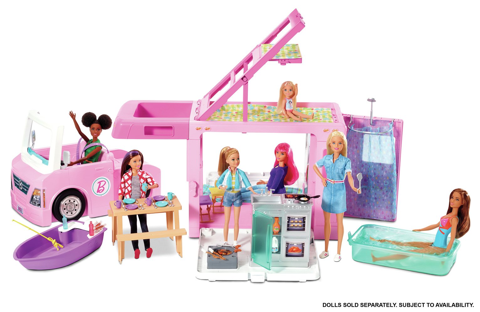 argos toys barbie camper van