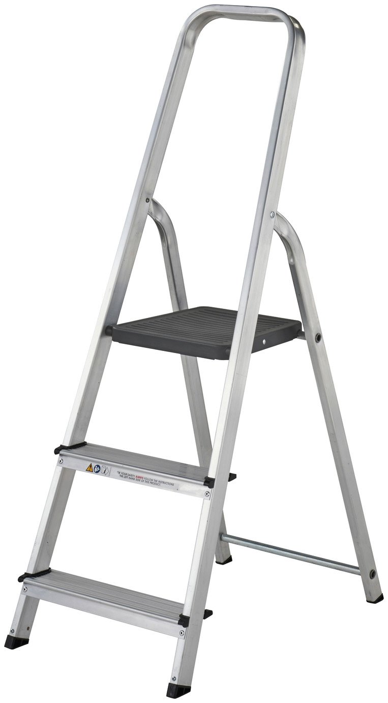 Werner 3 Tread High Handrail Step Ladder
