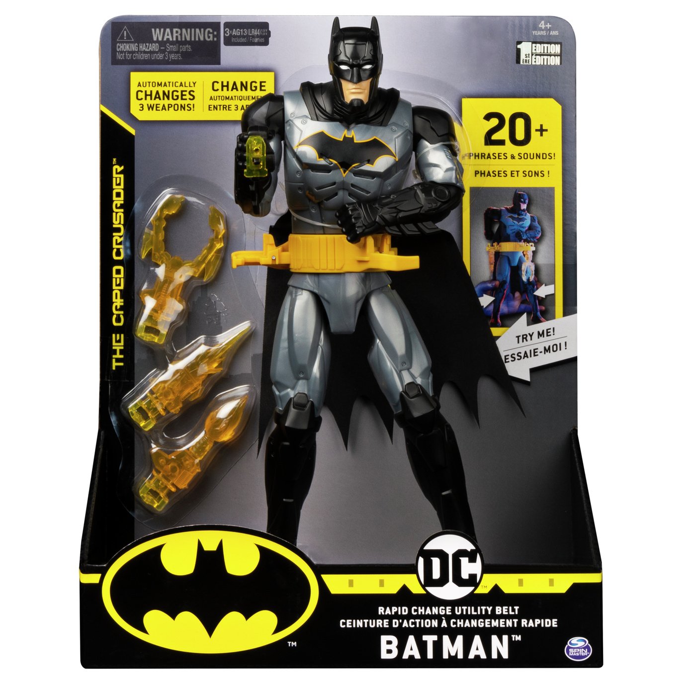 DC Batman Rapid Change Utility Belt 12 Inch Action Figure Review