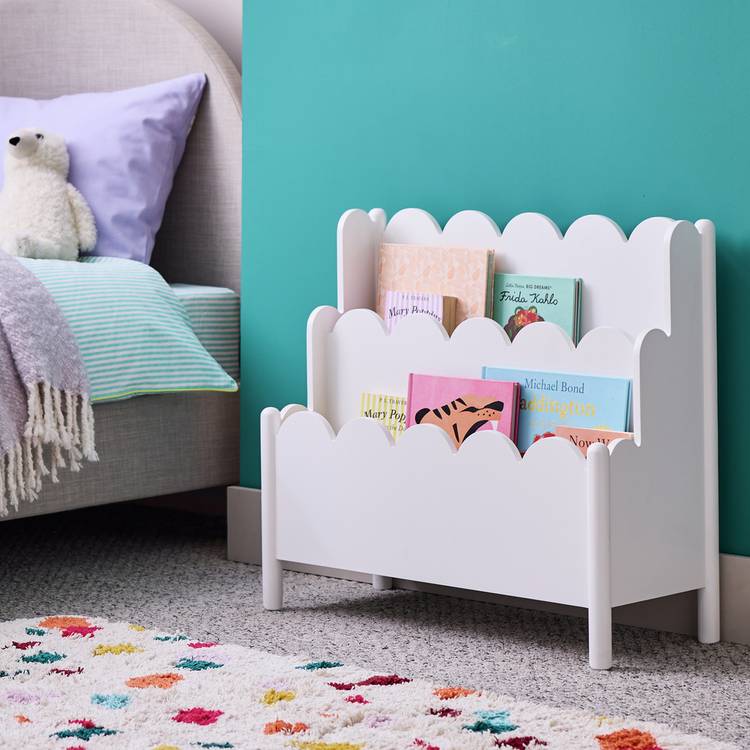 Habitat Kids Scalloped Bookcase - White 0