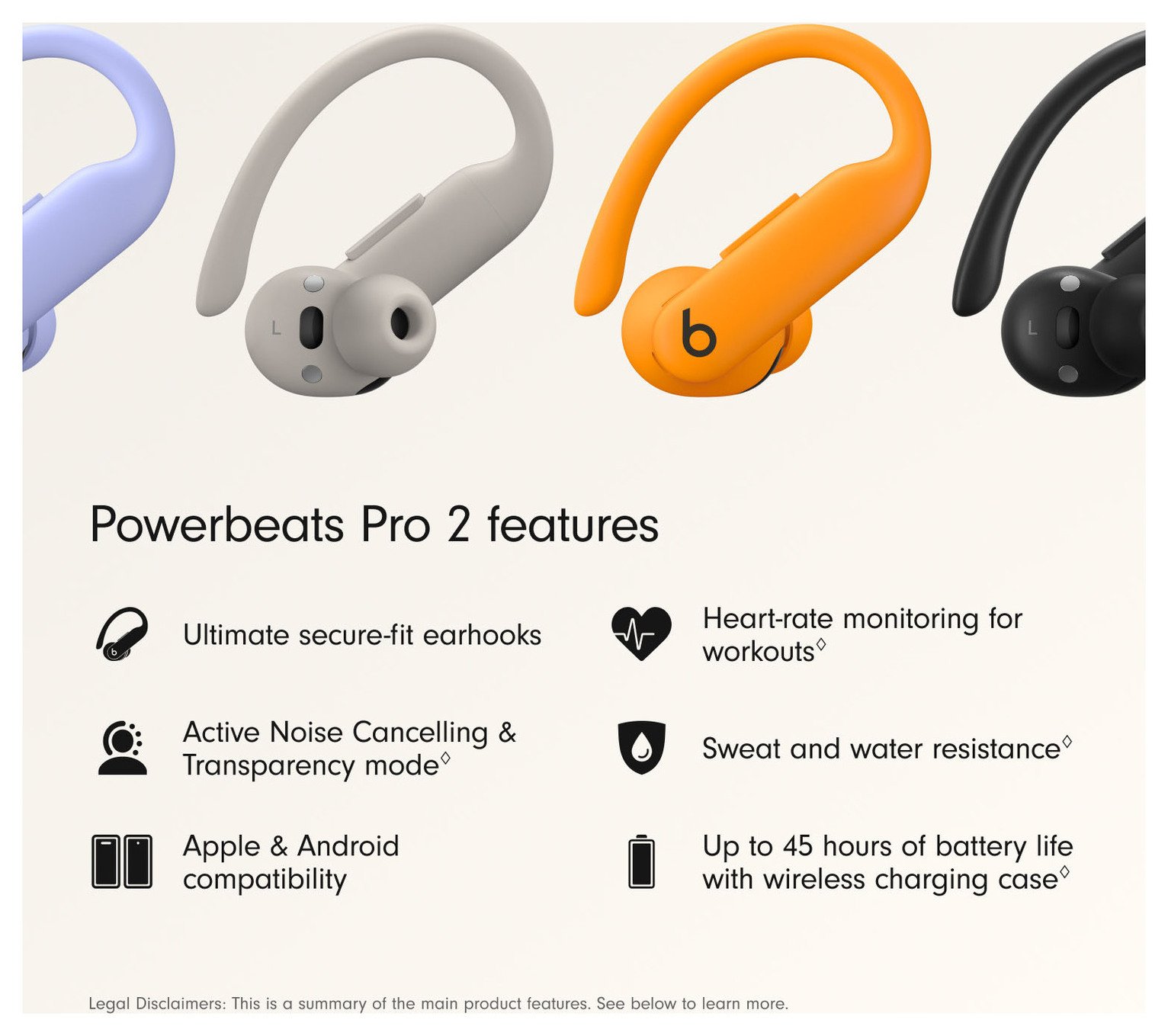 Buy Beats Powerbeats Pro 2 True Wireless Earbuds - Orange | Sports