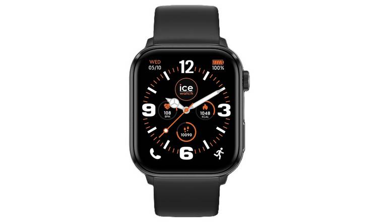 ICE-Watch Black Silicone Strap Smart Watch