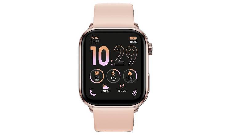 ICE-Watch Rose Gold Case Nude Silicone Strap Smart Watch