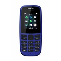 SIM Free Nokia 105 Mobile Phone - Blue 