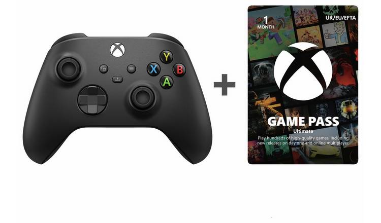 Xbox Wireless Controller & 1 Month Game Pass Ultimate Bundle