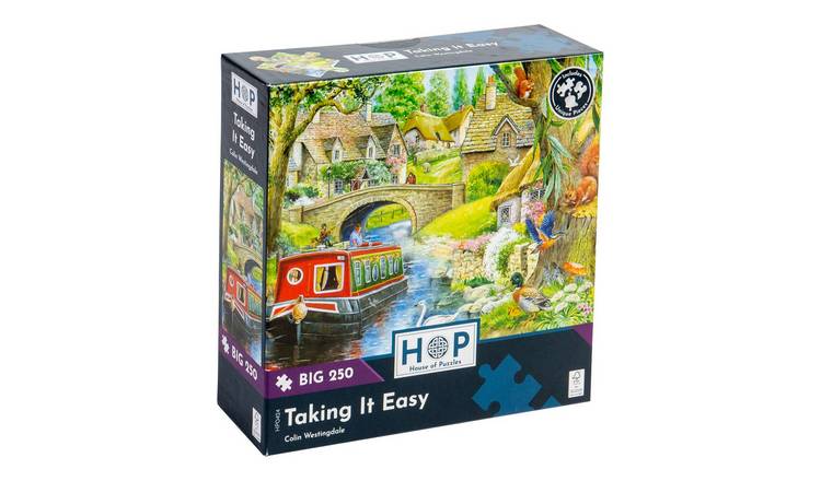 The House of Puzzles Taking It Easy BIG 250 Piece Jigsaw Puzzle