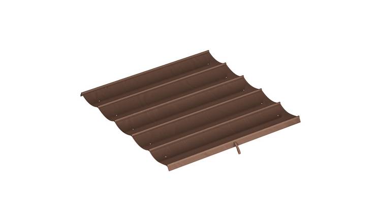 Outsunny Retractable Pergola Shade Cover for Pergola Frame - Brown
