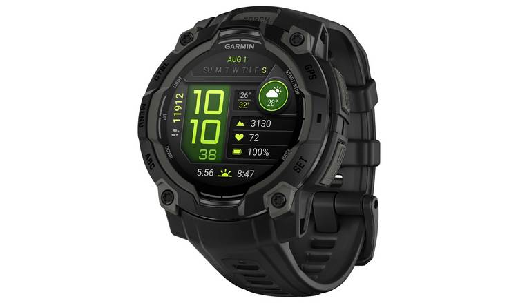 Garmin Instinct 3 45mm GPS Smart Watch - Black