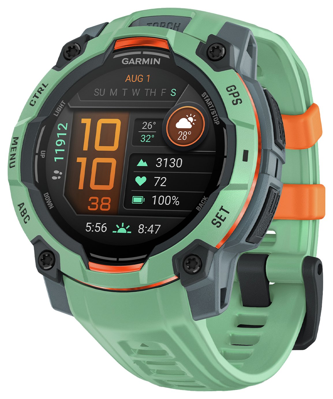 Garmin Instinct 3 45mm GPS Smart Watch - Neo Tropic