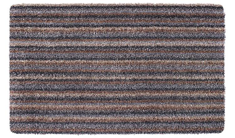 My Mats Candy Rocks Stripes Short Pile Doormat - 75x50cm