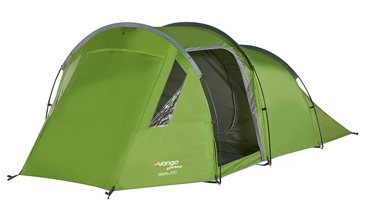 Vango Valetta 300 3 Man 1 Room Tunnel Camping Tent