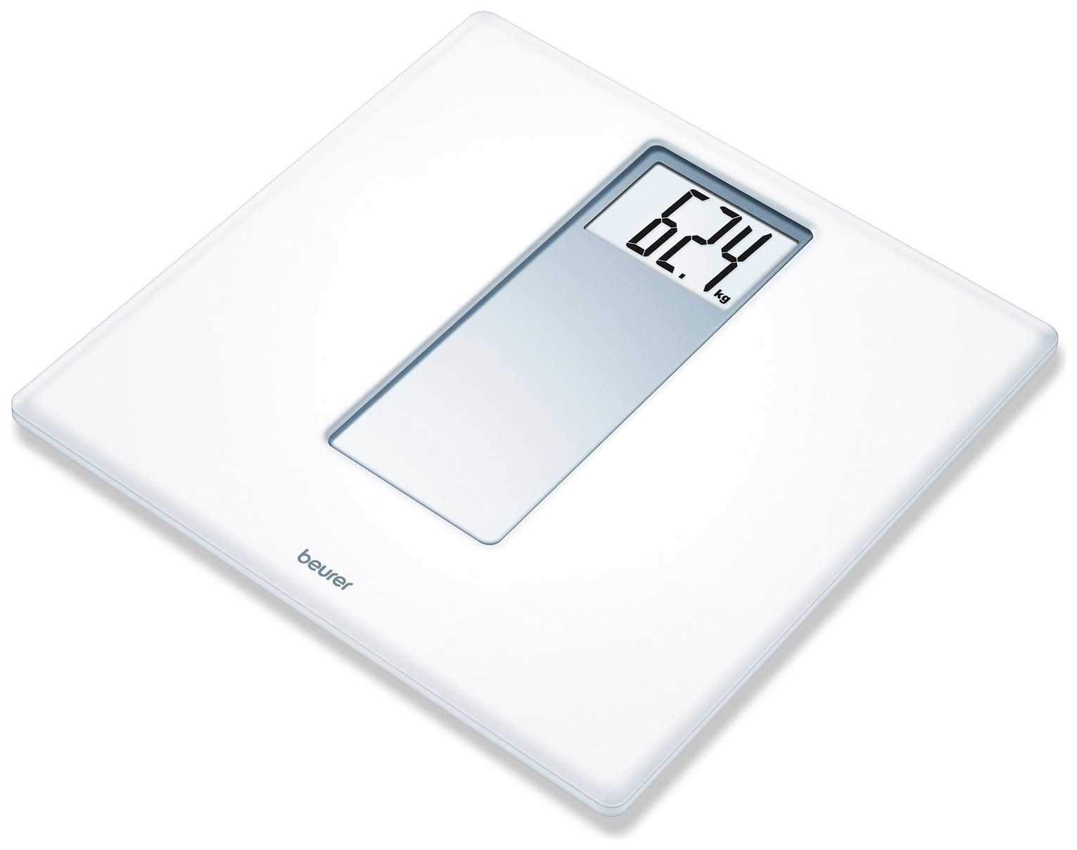Beurer PS160 XXL Acrylic Digital Bathroom Scales - White