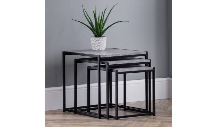 Argos nest deals of tables black