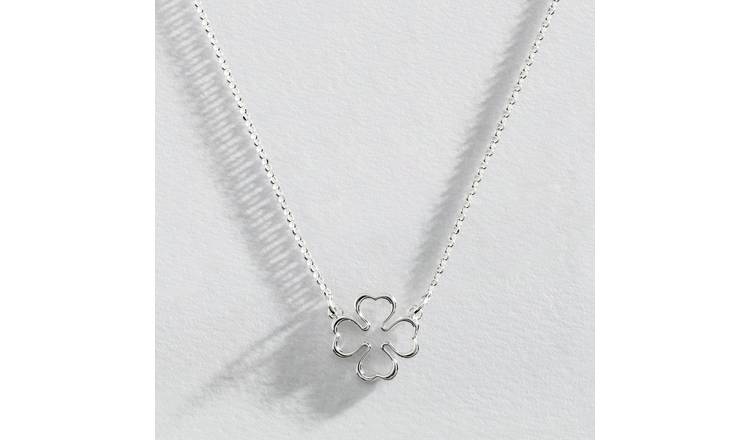 Revere Sterling Silver Clover Necklace 