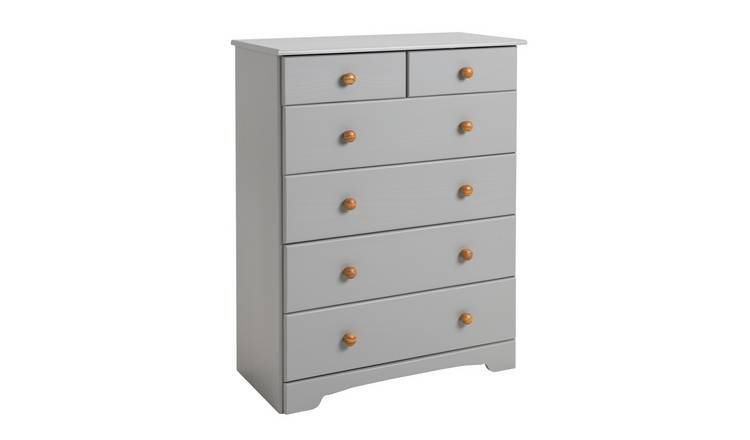 Argos chest of on sale drawers grey