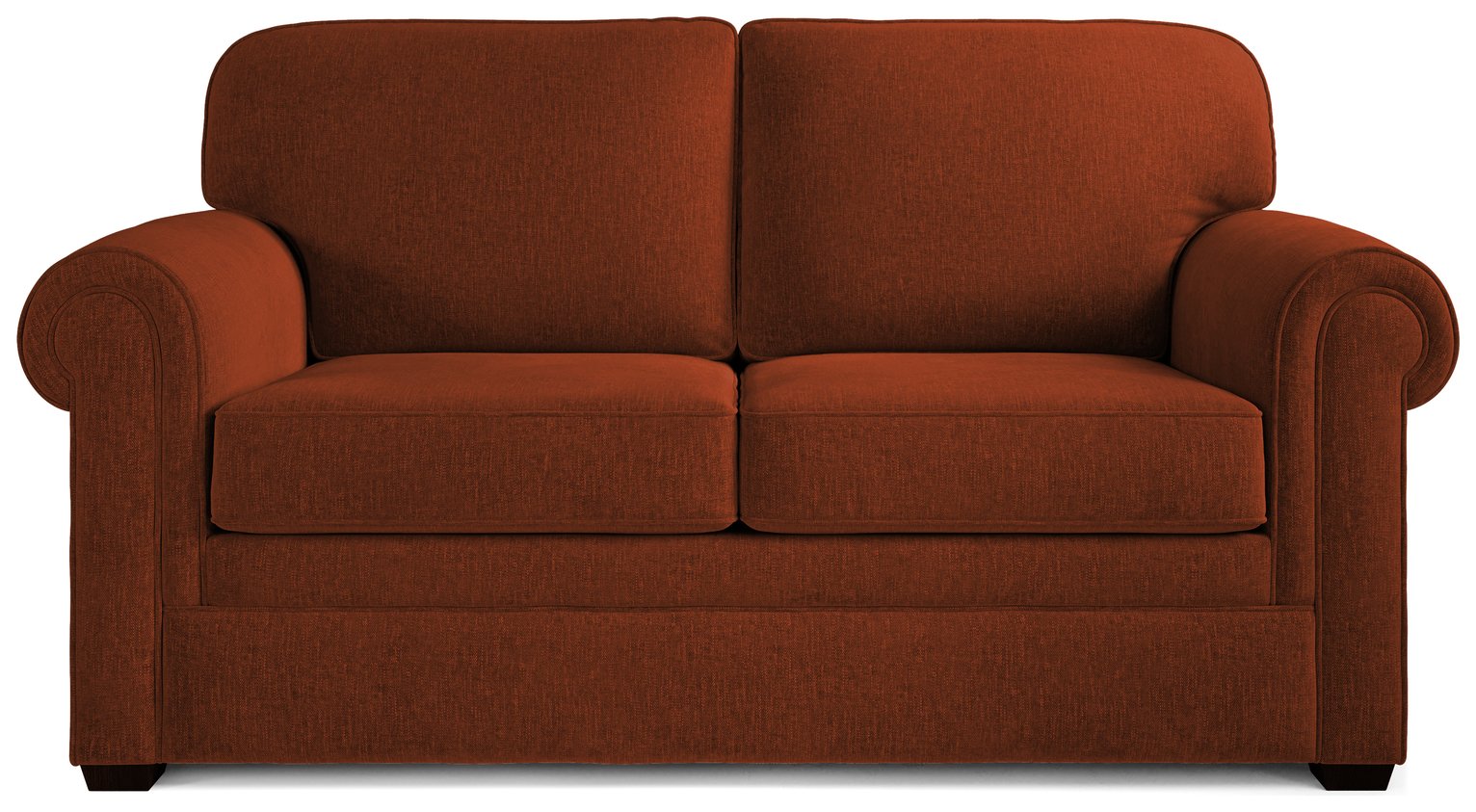 Jay-Be Heritage Fabric 2 Seater Sofa Bed - Orange