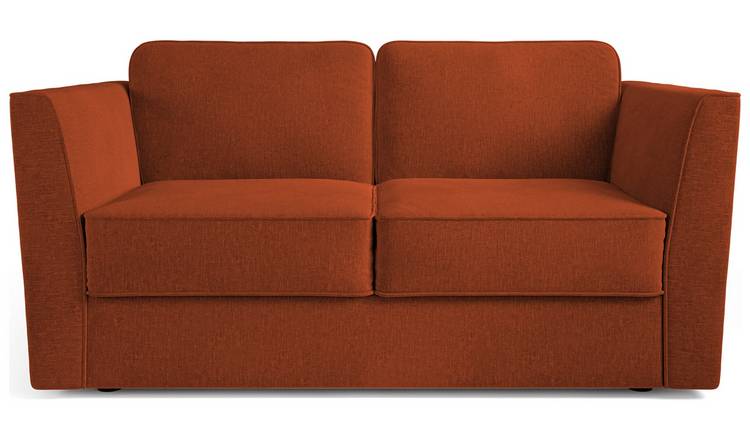 Jay-Be Elegance Fabric 2 Seater Sofa Bed - Orange