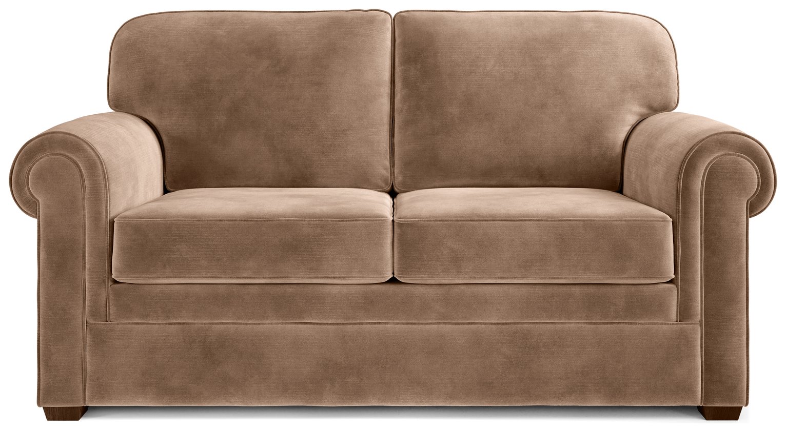 Jay-Be Heritage Velvet 2 Seater Sofa Bed - Beige