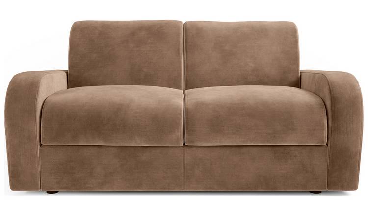 Jay-Be Deco Velvet 2 Seater Sofa Bed - Beige