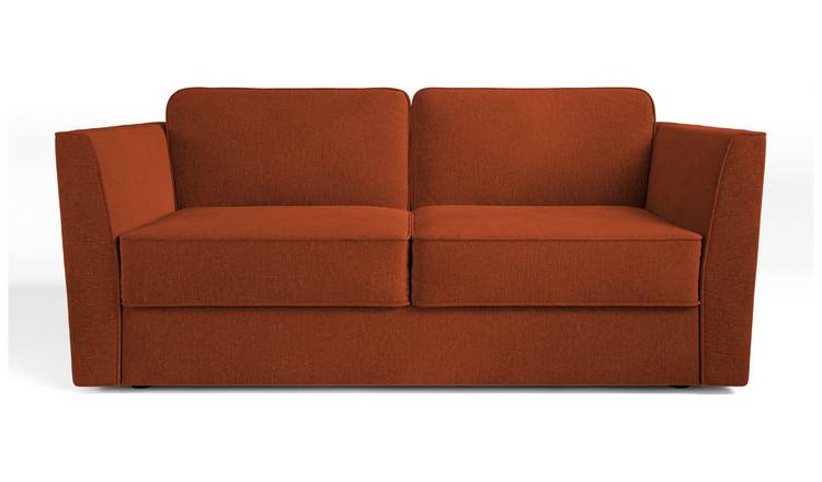 Jay-Be Elegance Fabric 3 Seater Sofa Bed - Orange