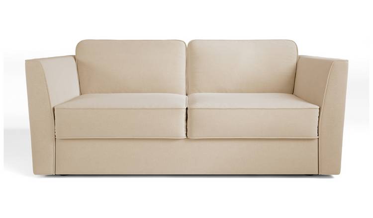 Jay-Be Elegance Fabric 3 Seater Sofa Bed - Cream