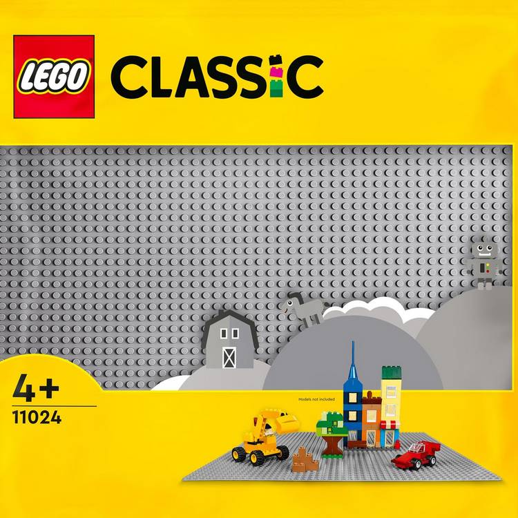 LEGO Classic Grey Baseplate 48x48 Building Board 11024 0