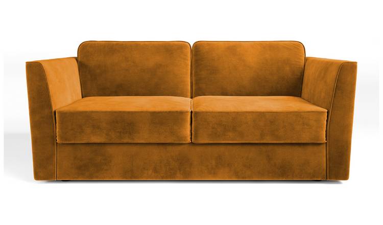 Jay-Be Elegance Velvet 3 Seater Sofa Bed - Gold