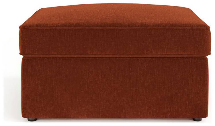 Jay-Be Fabric Footstool Chair Bed - Orange