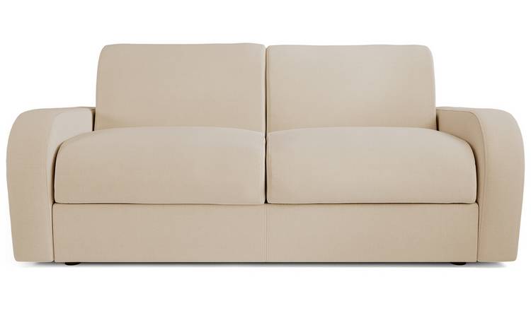 Jay-Be Deco Fabric 3 Seater Sofa Bed - Cream