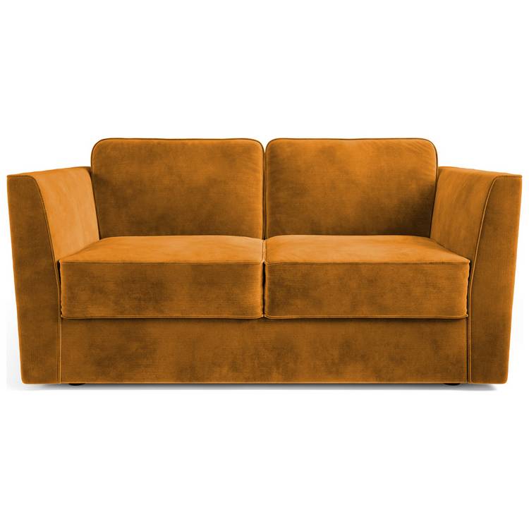 Jay-Be Elegance Velvet 2 Seater Sofa Bed - Gold 0