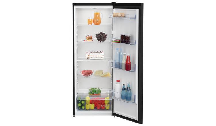 Black tall deals larder fridge